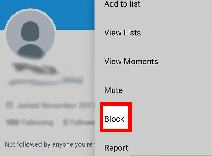 Block option