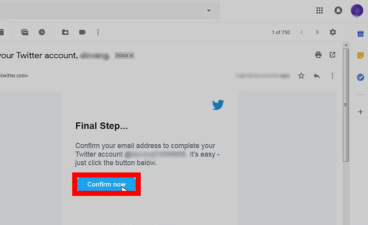 Confirm your email address