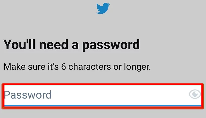 Enter a password