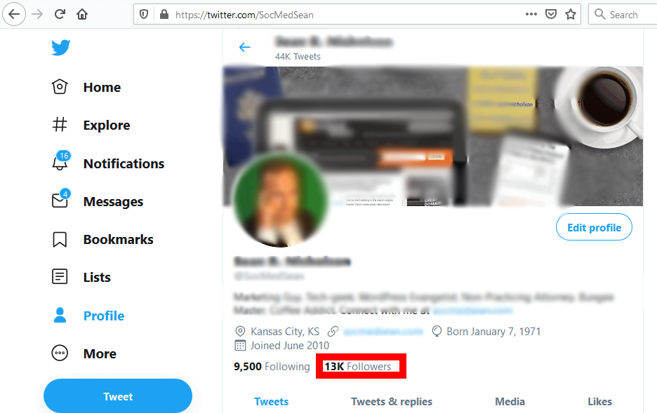 Followers option