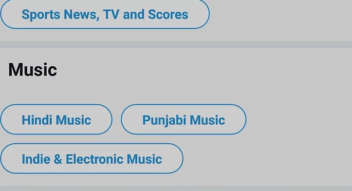 Select interests