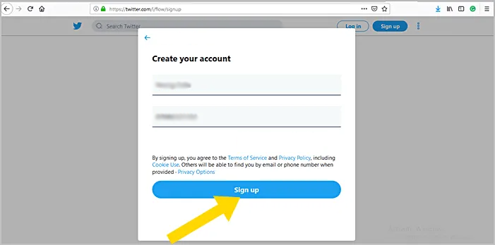 Sign-up