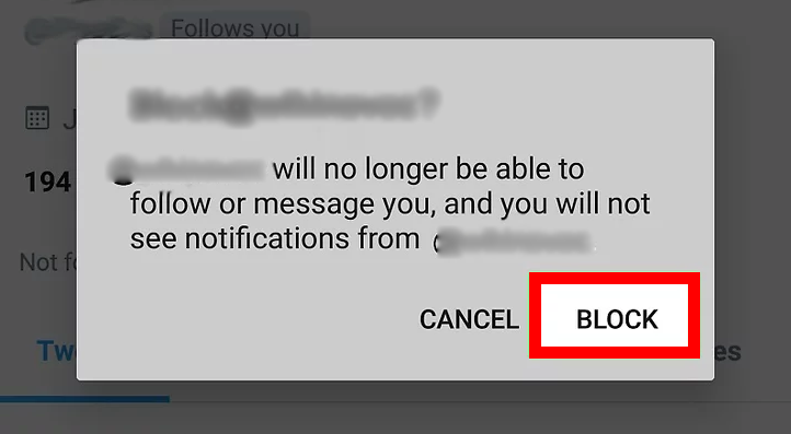 blocked prompted