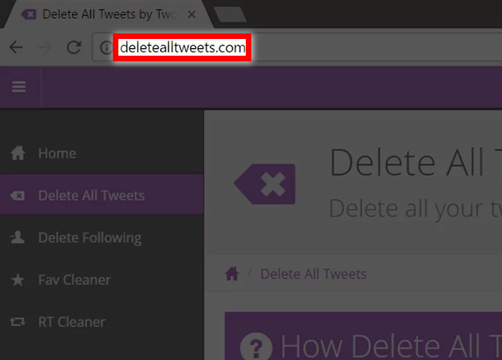 Delete All Tweets