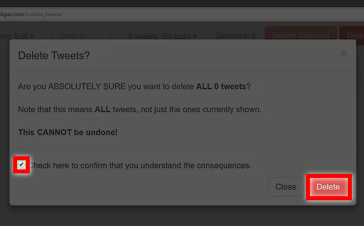 delete
