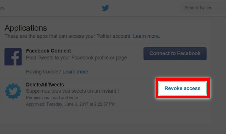 revoke access