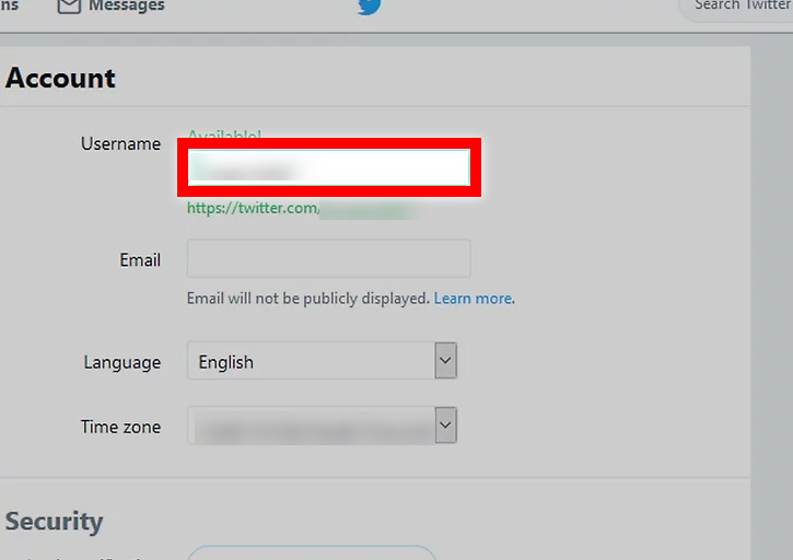 Replace the automatic username