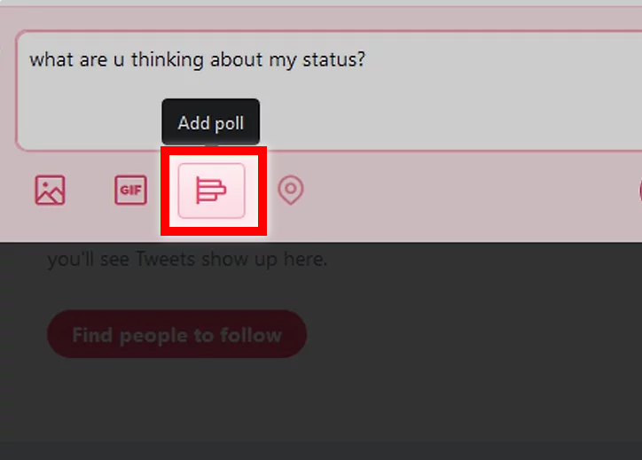 Tweet a poll