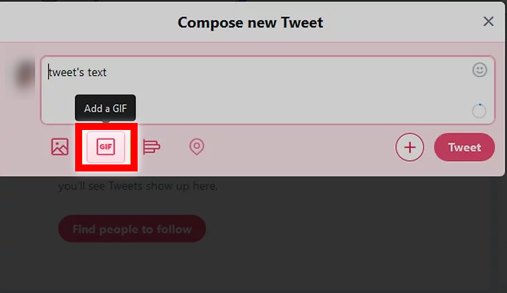 tweet with a GIF